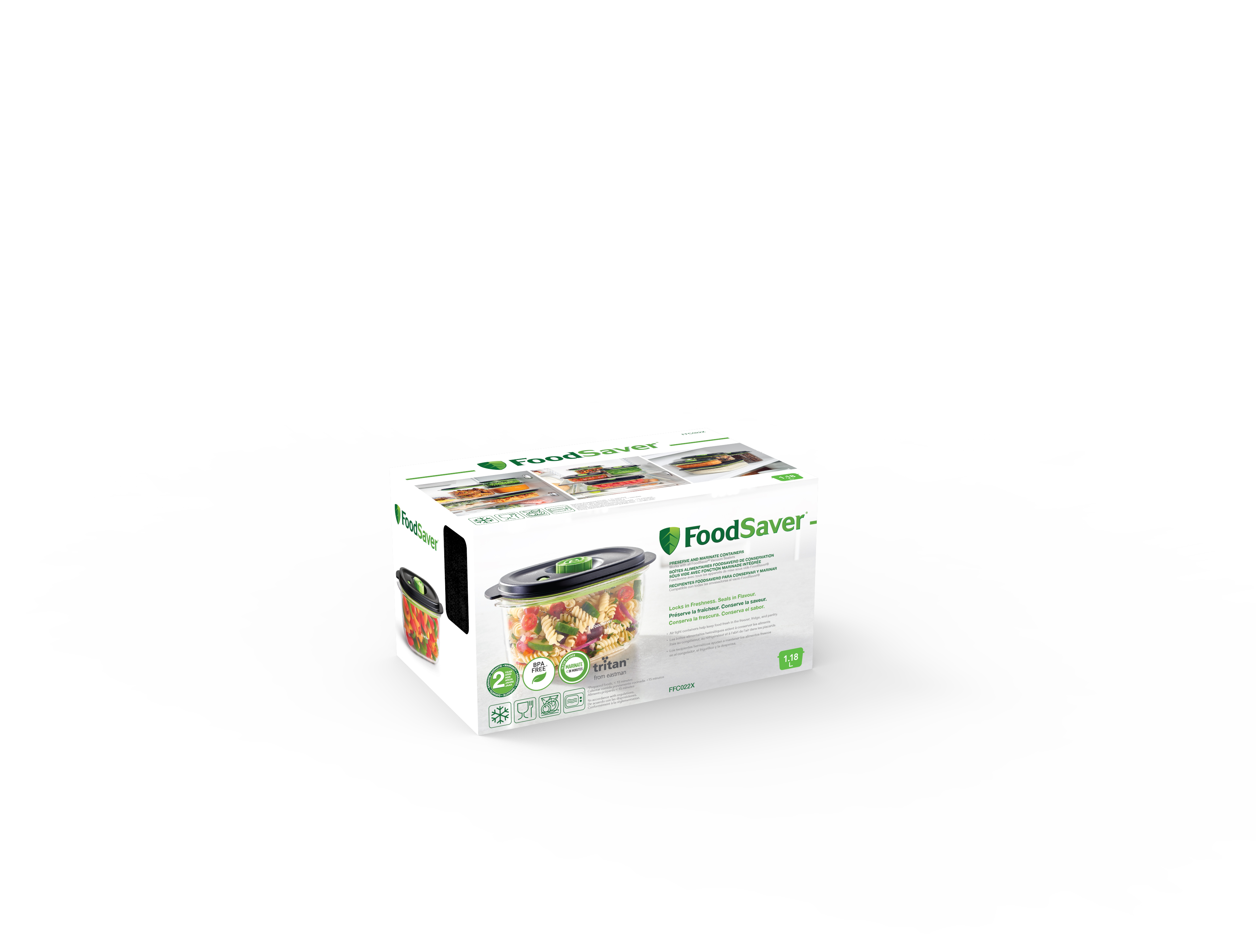  FoodSaver Bolsas selladoras al vacío, rollos para  almacenamiento hermético de alimentos y Sous Vide, 8 pulgadas x 20 pies  (paquete de 3) : Hogar y Cocina